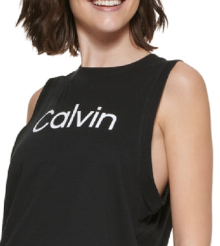 Calvin Klein Women's Muscle Tank Black Size Medium