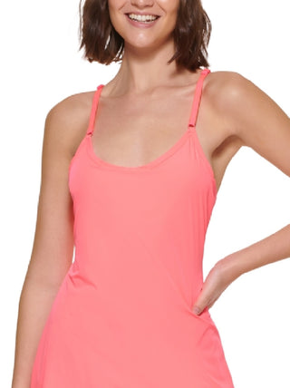 Calvin Klein Women's Pickleball Exercise Dress Orange Size Small