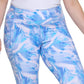 Calvin Klein Women's Printed High Waist Leggings Blue Size 3X