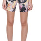 Calvin Klein Women's Printed Side Pocket Bike Shorts Black Size X-Large