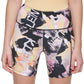 Calvin Klein Women's Printed Side Pocket Bike Shorts Black Size X-Large