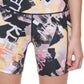 Calvin Klein Women's Printed Side Pocket Bike Shorts Black Size X-Large