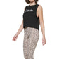 Calvin Klein Women's Printed High Rise 7/8 Leggings Beige Size X-Large