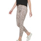 Calvin Klein Women's Printed High Rise 7/8 Leggings Beige Size X-Large