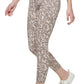 Calvin Klein Women's Printed High Rise 7/8 Leggings Brown Size Large