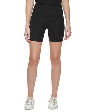 Calvin Klein Women's Side Pocket Bike Shorts Black Size X -Small