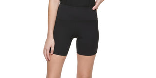 Calvin Klein Women's Side Pocket Bike Shorts Black Size X -Small