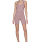 Calvin Klein Women's Strappy Short Bodysuit Pink Size X-Large