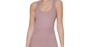 Calvin Klein Women's Strappy Short Bodysuit Pink Size X-Large