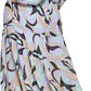Calvin Klein Women's Printed Puff Shoulder Midi Wrap Dress Black Size 4