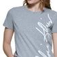 Calvin Klein Women's Signature Logo Tee Gray Size X-Large