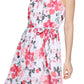 Calvin Klein Women's Floral Maxi Dress Red Size 10Petite
