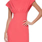 Calvin Klein Women's Capelet Sheath Dress Pink Size 16