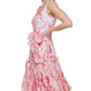 Calvin Klein Women's Floral A Line Dress Pink Size 14