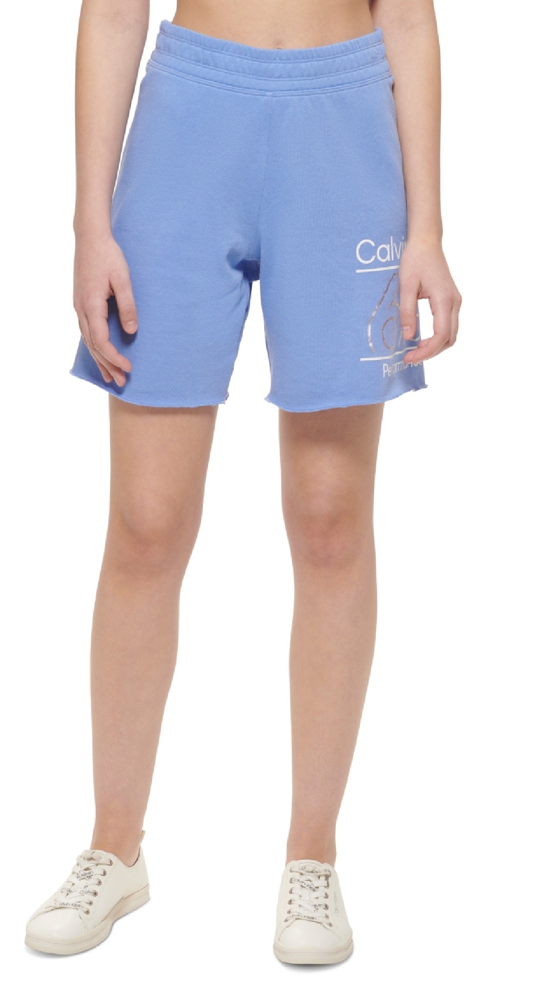 Calvin Klein Women's High Rise Shorts Purple Size Small