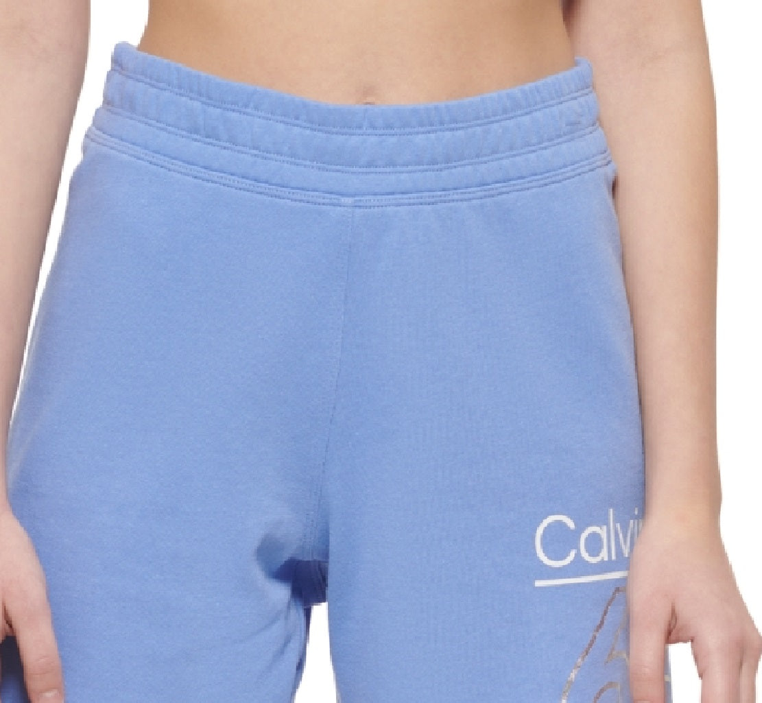 Calvin Klein Women's High Rise Shorts Purple Size Small