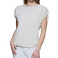 Calvin Klein Women's Cinch Sleeve Top Brown Size Medium