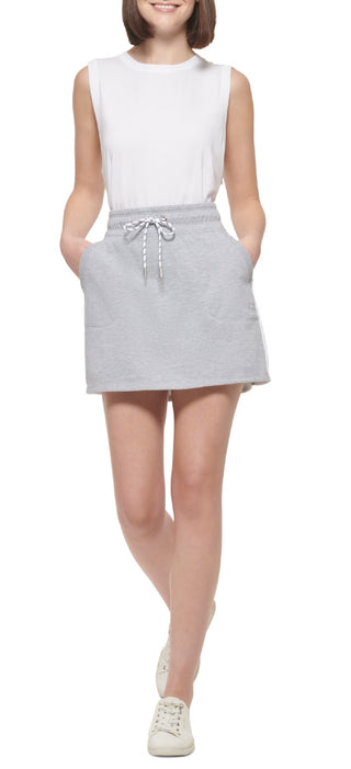 Calvin Klein Women's Colorblocked Skirt Gray Size Small
