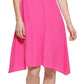 Calvin Klein Women's Flutter Sleeve A Line Dress Pink Size 6