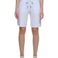 Calvin Klein Women's Bermuda Shorts White Size XX-Large