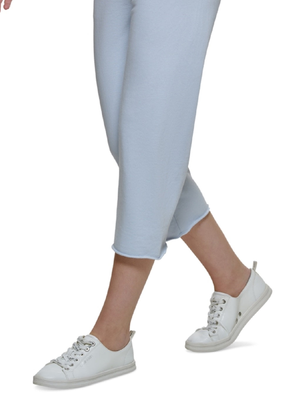 Calvin Klein Women's Cropped Sweatpants Blue Size Small