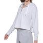 Calvin Klein Women's Half Zip Hoodie White