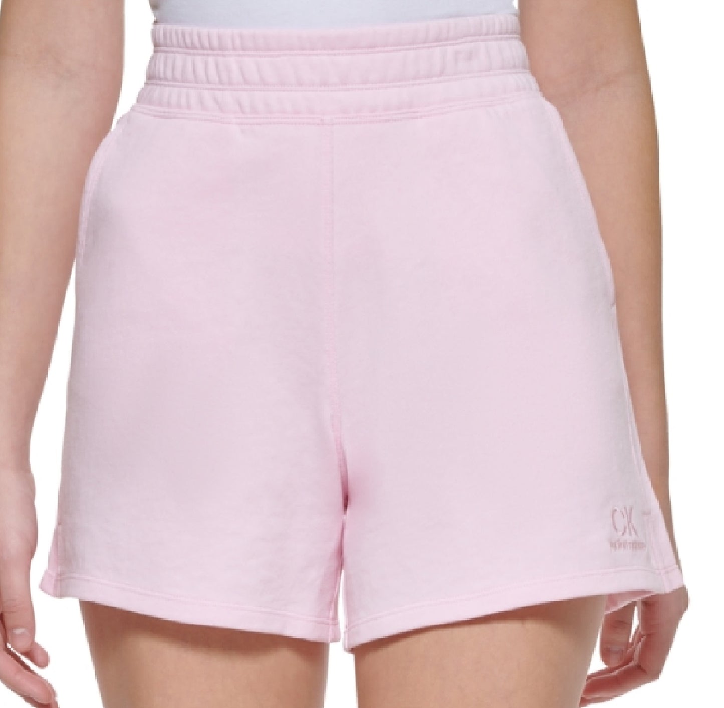 Calvin Klein Women's Midi Shorts Pink Size Large