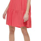 Calvin Klein Women's Sleeveless Tiered Dress Pink Size 14