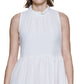 Calvin Klein Women's Sleeveless Tiered Dress White Size 12