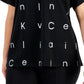 Calvin Klein Women's Logo T Shirt Black Size 3X