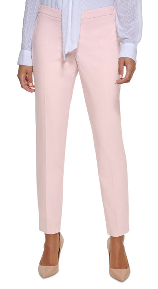 Calvin Klein Women's Lux Highline Pants Pink Size 6 Petite