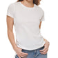 Calvin Klein Women's Cinch Side T-Shirt White Size Small