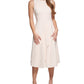 Calvin Klein Women's Asymmetric A Line Dress Pink Size 4