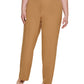 Calvin Klein Women's Highline Textured Pants Brown Size 16W