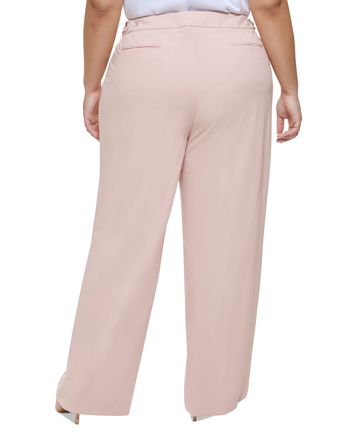 Calvin Klein Women's Highline Pants Pink Size 14W