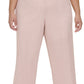 Calvin Klein Women's Highline Pants Pink Size 14W