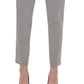 Calvin Klein Women's Highline Slim Leg Ankle Pants Gray Size 4Petite