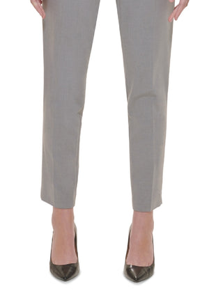 Calvin Klein Women's Highline Slim Leg Ankle Pants Gray Size 4Petite