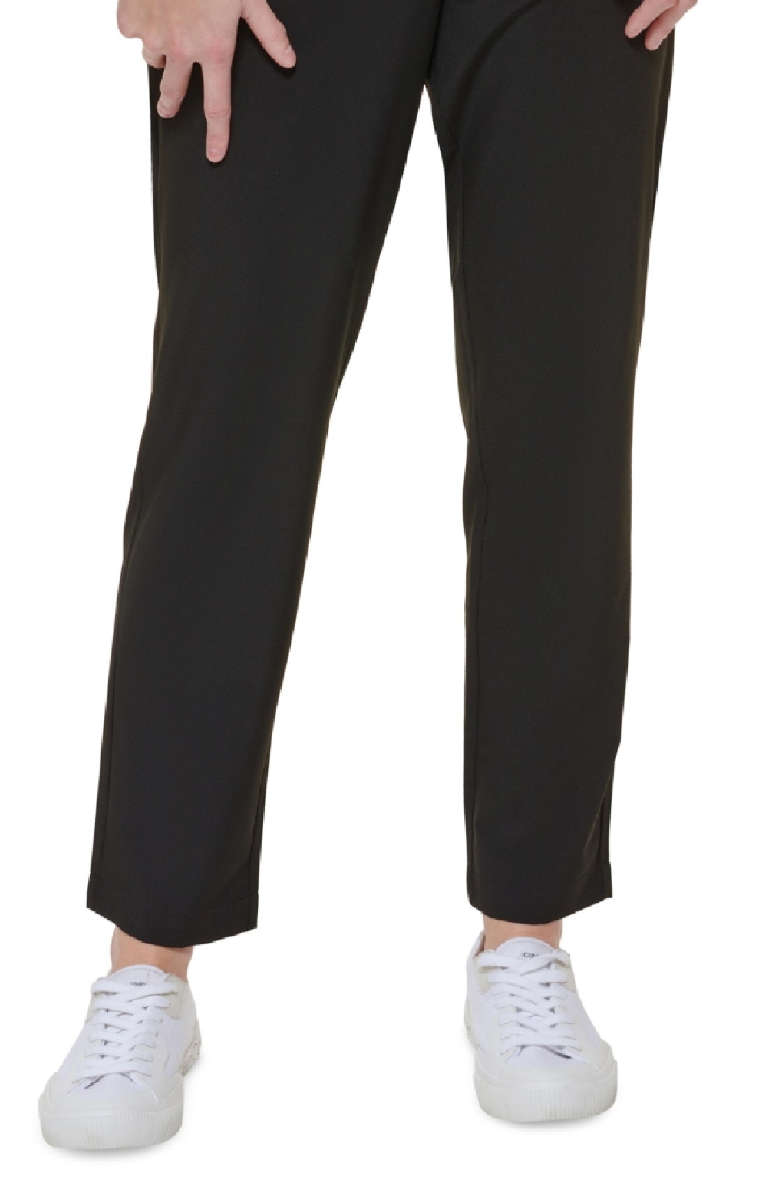 Calvin Klein Women's Tie Waist Pant Black Size Medium