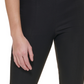 Calvin Klein Women's Seam Front Pull On Pant Black Size Large
