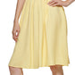 Calvin Klein Women's Smocked Waist Gauze Dress Yellow Size 16