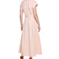 Calvin Klein Women's Belted Gingham Shirtdress Orange Size 4
