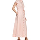 Calvin Klein Women's Belted Gingham Shirtdress Orange Size 4