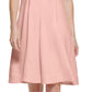 Calvin Klein Women's Scuba Crepe A Line Dress Orange Size 6