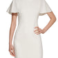 Calvin Klein Women's Business Midi Sheath Dress White Size 4