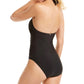 Calvin Klein Women's High-Neck Halter One-Piece Swimsuit Swimsuit Black Size 8