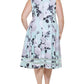 Calvin Klein Women's Floral Print Illusion Hem Dress Blue Size 20W