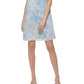 Calvin Klein Women's Printed Flutter Sleeve A Line Dress Blue Size 10