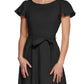 Calvin Klein Women's Flutter Sleeve Fit & Flare Dress Black Size 4