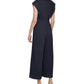 Calvin Klein Women's Cropped Jumpsuit Blue Size 10Petite